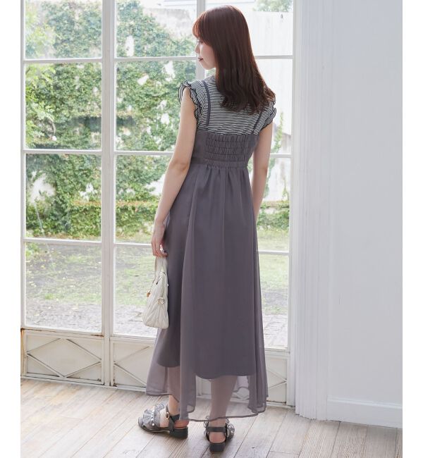 MAJESTICLEGON「シアーレディキャミワンピ」|ワンピース|