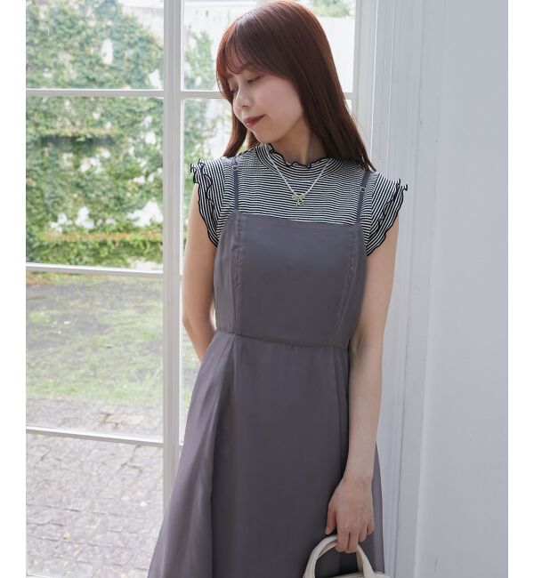 MAJESTICLEGON「シアーレディキャミワンピ」|ワンピース|