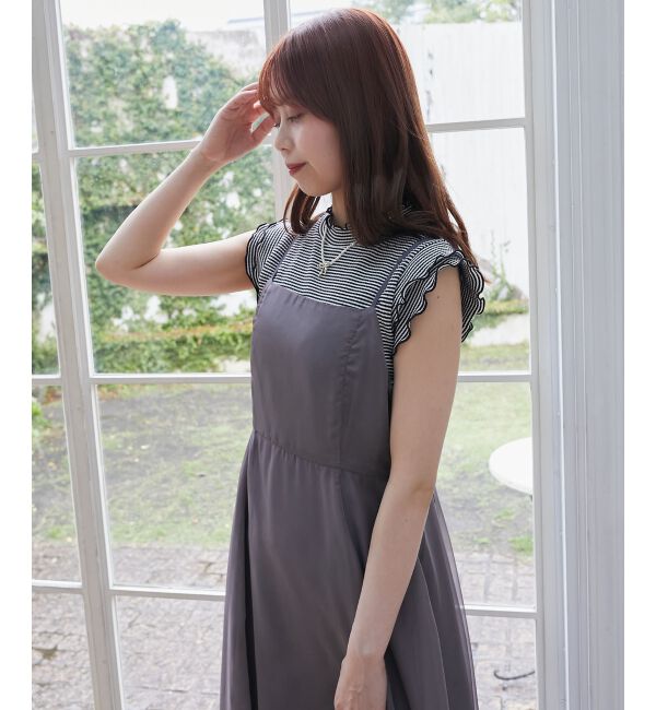 MAJESTICLEGON「シアーレディキャミワンピ」|ワンピース|