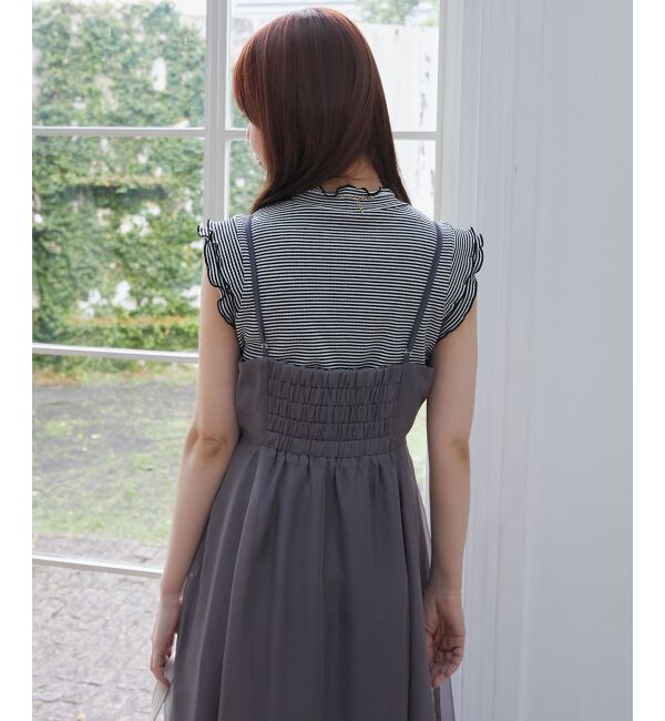 MAJESTICLEGON「シアーレディキャミワンピ」|ワンピース|