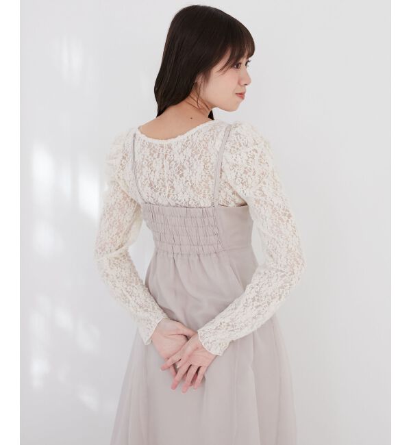 MAJESTICLEGON「シアーレディキャミワンピ」|ワンピース|