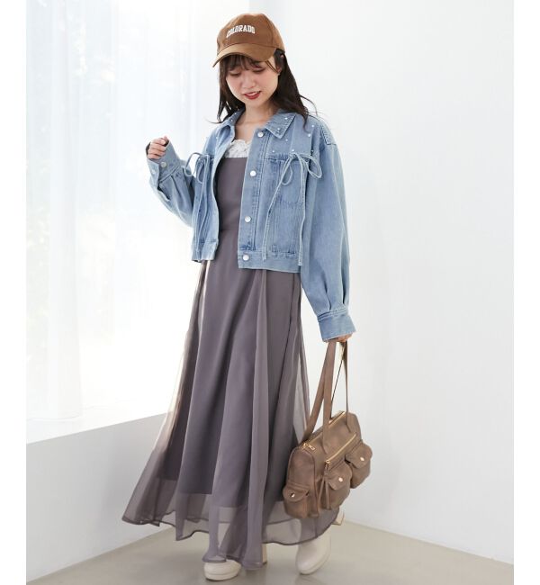 MAJESTICLEGON「シアーレディキャミワンピ」|ワンピース|