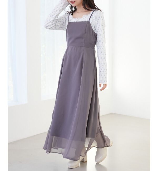 MAJESTICLEGON「シアーレディキャミワンピ」|ワンピース|