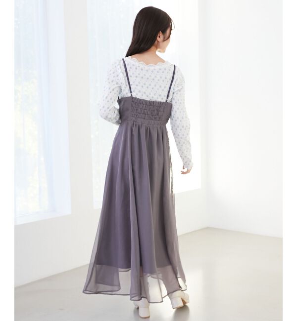 MAJESTICLEGON「シアーレディキャミワンピ」|ワンピース|