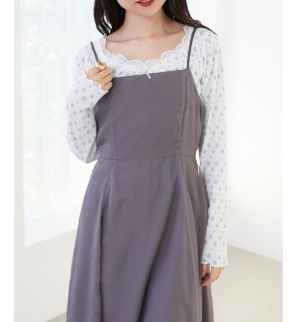 MAJESTICLEGON「シアーレディキャミワンピ」|ワンピース|