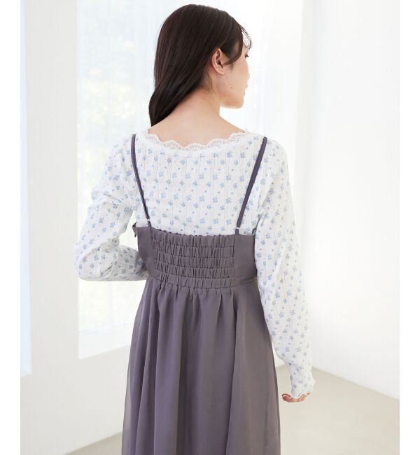 MAJESTICLEGON「シアーレディキャミワンピ」|ワンピース|