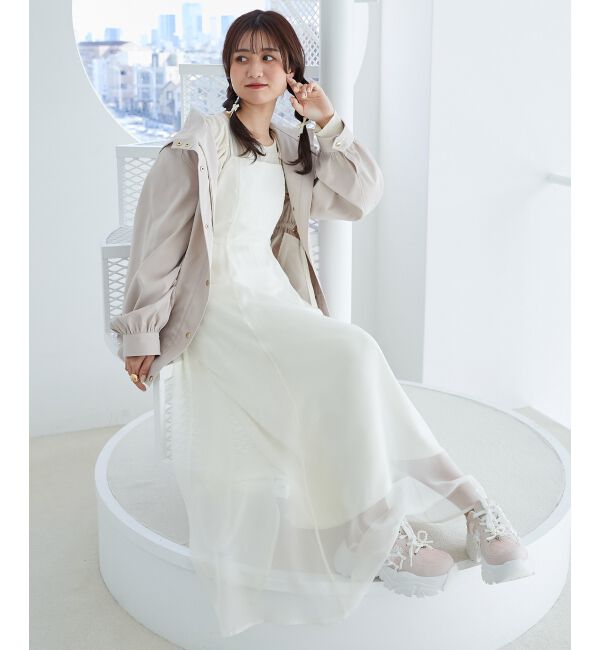 MAJESTICLEGON「シアーレディキャミワンピ」|ワンピース|