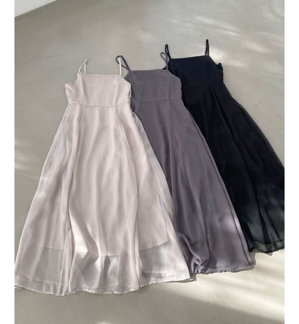 MAJESTICLEGON「シアーレディキャミワンピ」|ワンピース|