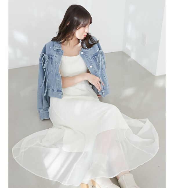 MAJESTICLEGON「シアーレディキャミワンピ」|ワンピース|