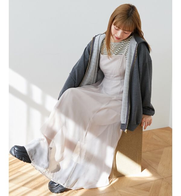 MAJESTICLEGON「シアーレディキャミワンピ」|ワンピース|ｸﾞﾚｰｼﾞｭ