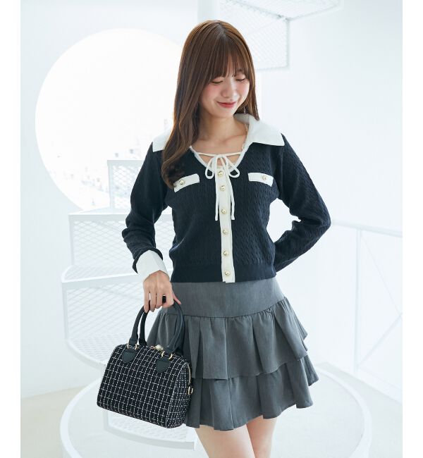  「チャーム付きミニボストンバッグ」|ボストンバッグ|