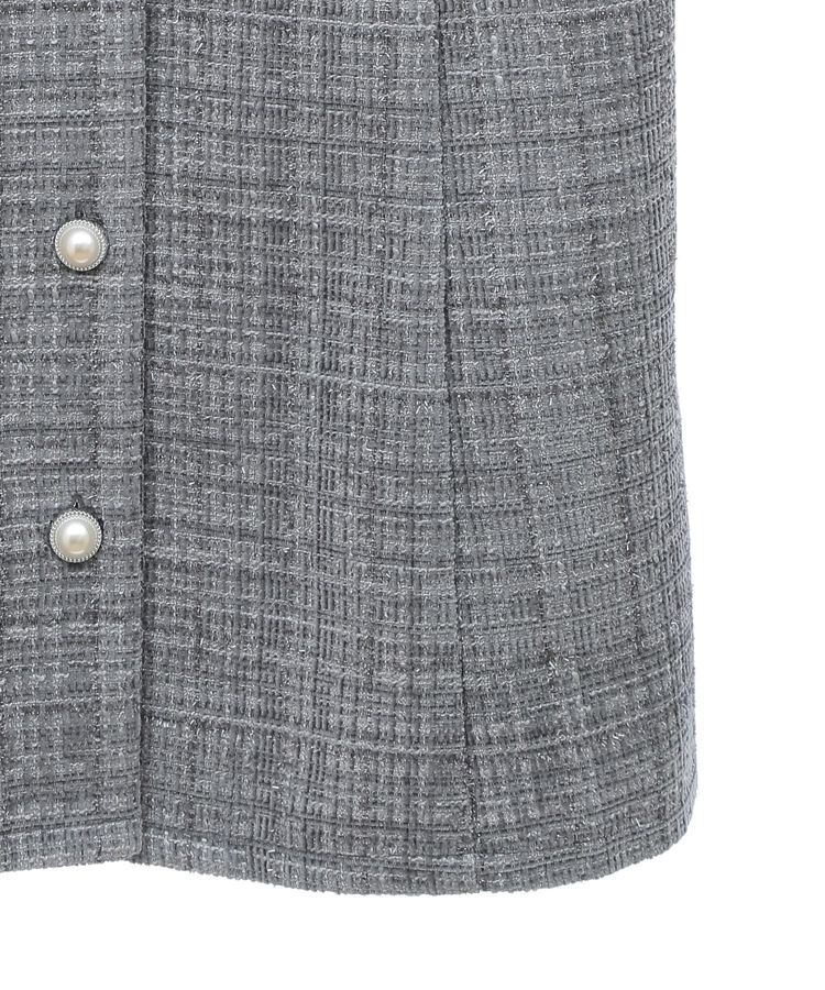 earth music&ecology「ツイードミニワンピース」|ジャンパースカート|