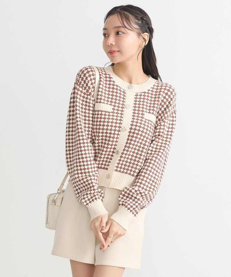 earth music&ecology「ジャガードニットプルオーバー」|ニット・セーター|