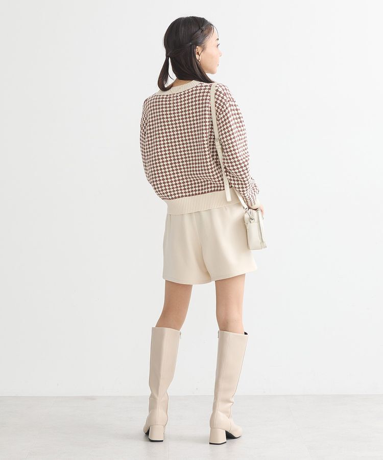 earth music&ecology「ジャガードニットプルオーバー」|ニット・セーター|