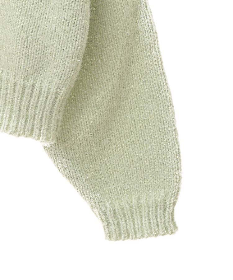 earth music&ecology「スパンコールショートニットプルオーバー」|ニット・セーター|