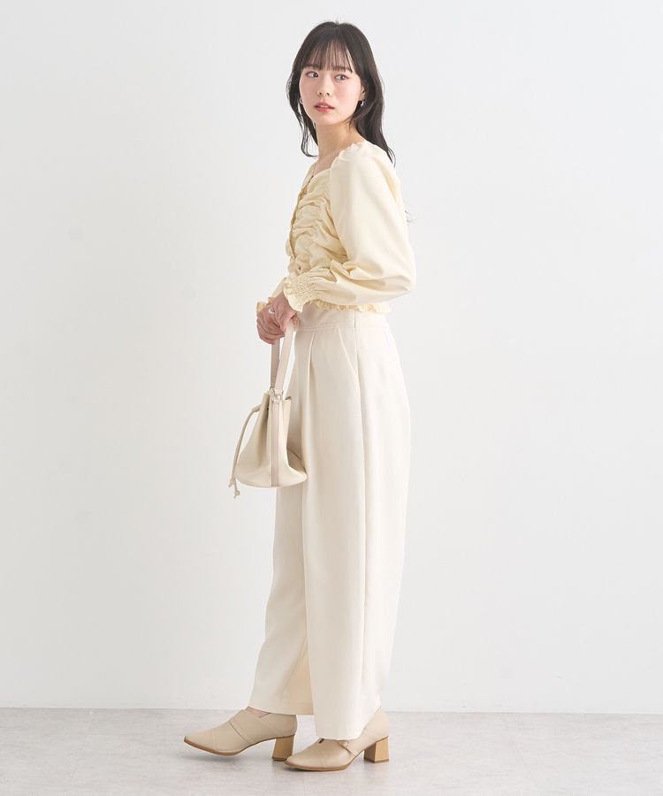 earth music&ecology「ピーチシャーリングブラウス」|シャツ・ブラウス|