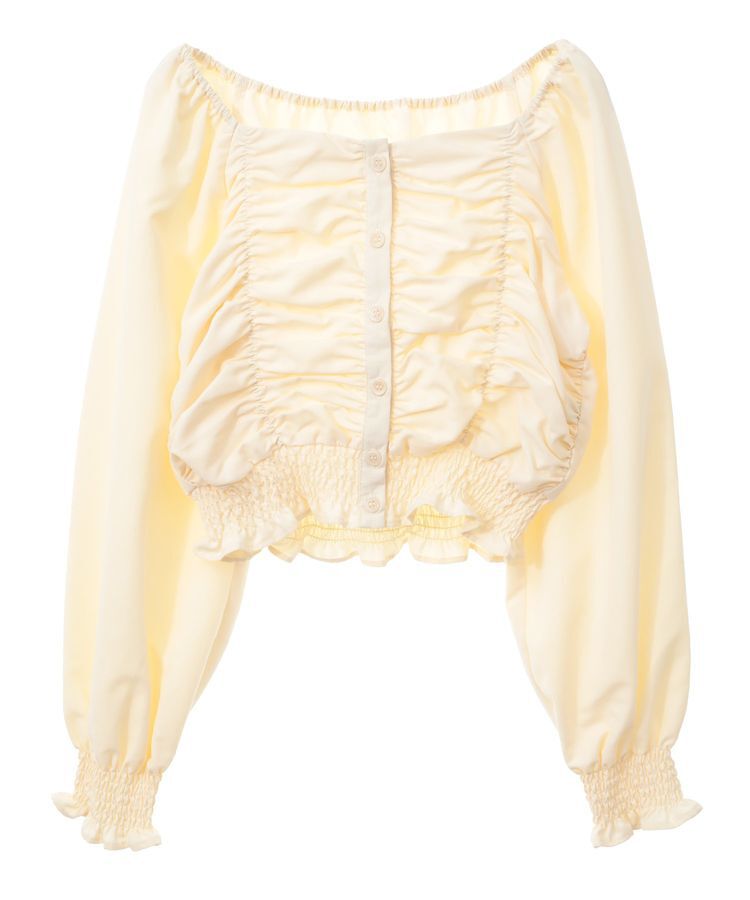 earth music&ecology「ピーチシャーリングブラウス」|シャツ・ブラウス|