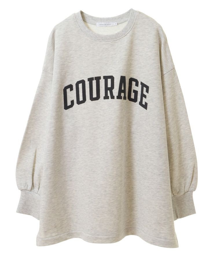AMERICAN HOLIC「COURAGEフロッキーロングスウェット２」|スウェット・ジャージ|