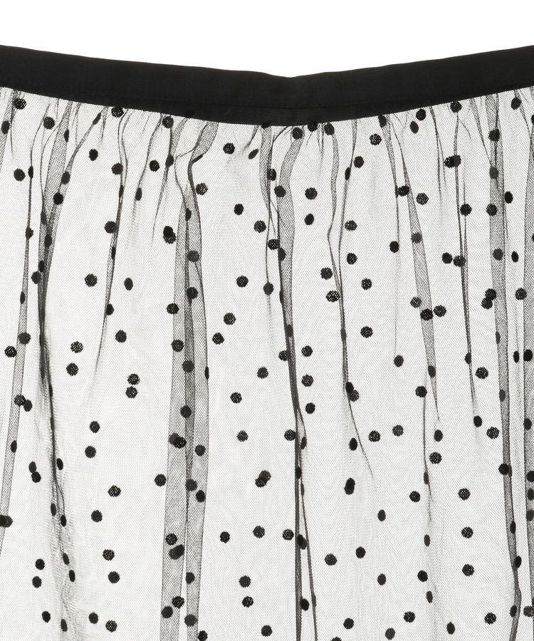 AMERICAN HOLIC「ドットフロッキーレイヤードチュールスカート」|スカート|