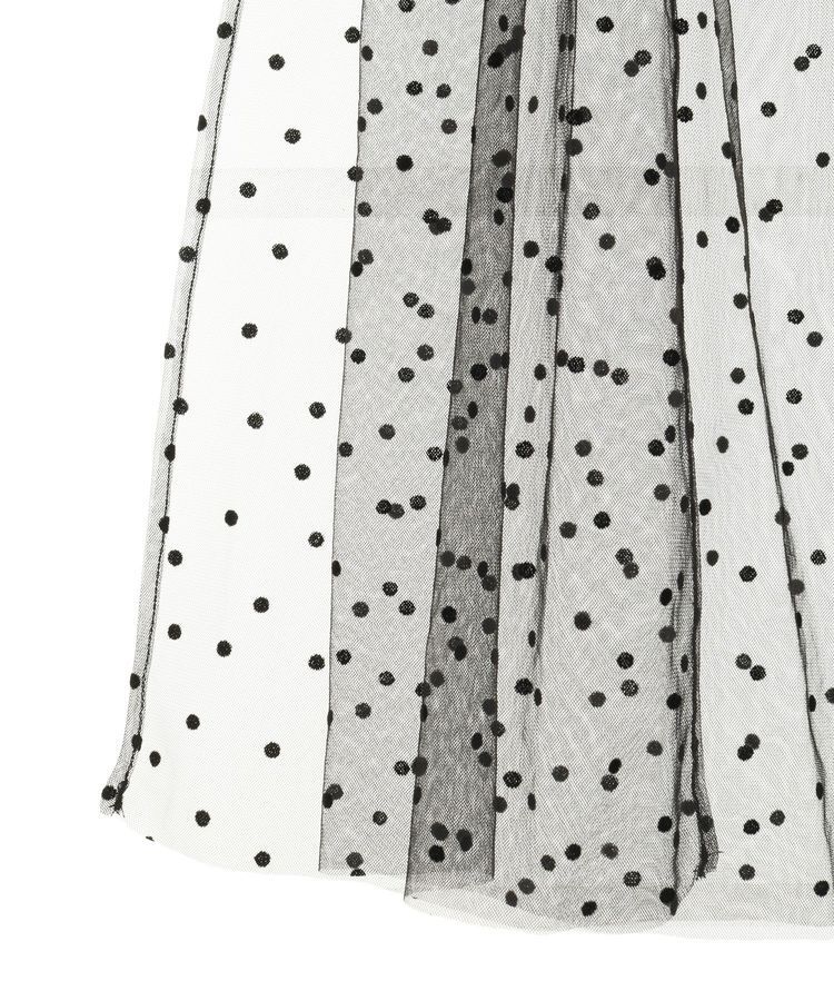 AMERICAN HOLIC「ドットフロッキーレイヤードチュールスカート」|スカート|