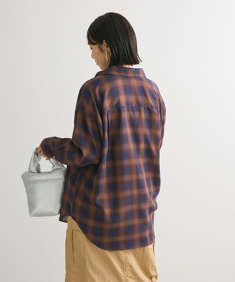 Green Parks「オンブレーチェックライトシャツ」|シャツ・ブラウス|