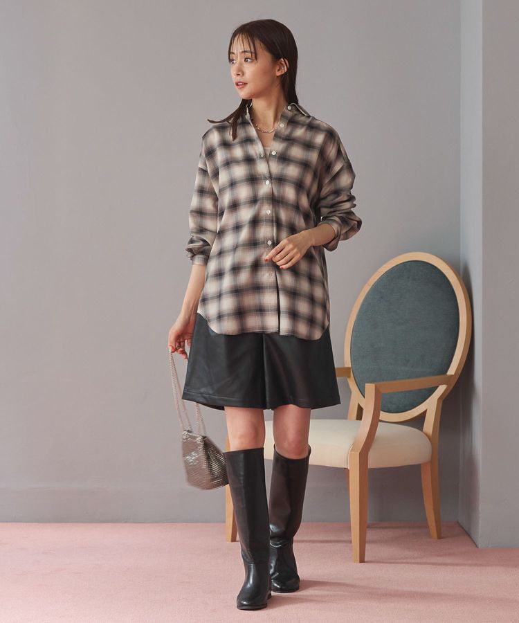 Green Parks「オンブレーチェックライトシャツ」|シャツ・ブラウス|