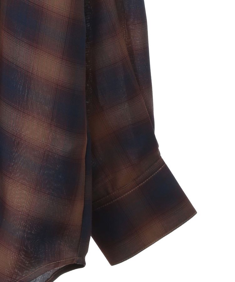 Green Parks「オンブレーチェックライトシャツ」|シャツ・ブラウス|