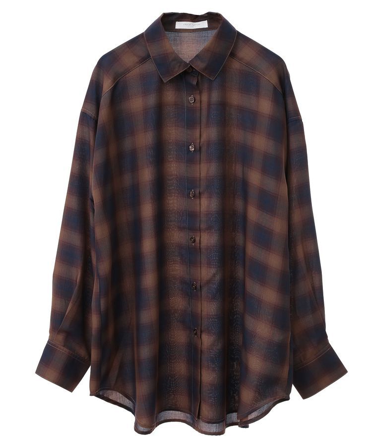 Green Parks「オンブレーチェックライトシャツ」|シャツ・ブラウス|