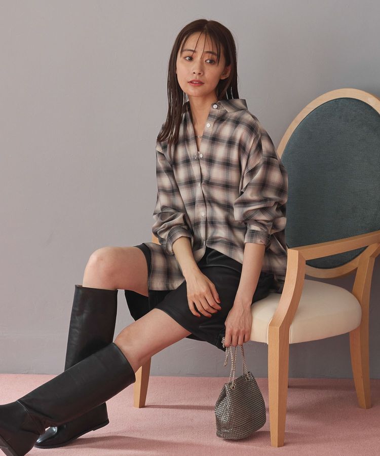 Green Parks「オンブレーチェックライトシャツ」|シャツ・ブラウス|