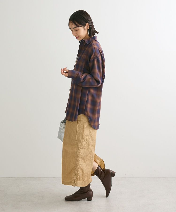 Green Parks「オンブレーチェックライトシャツ」|シャツ・ブラウス|