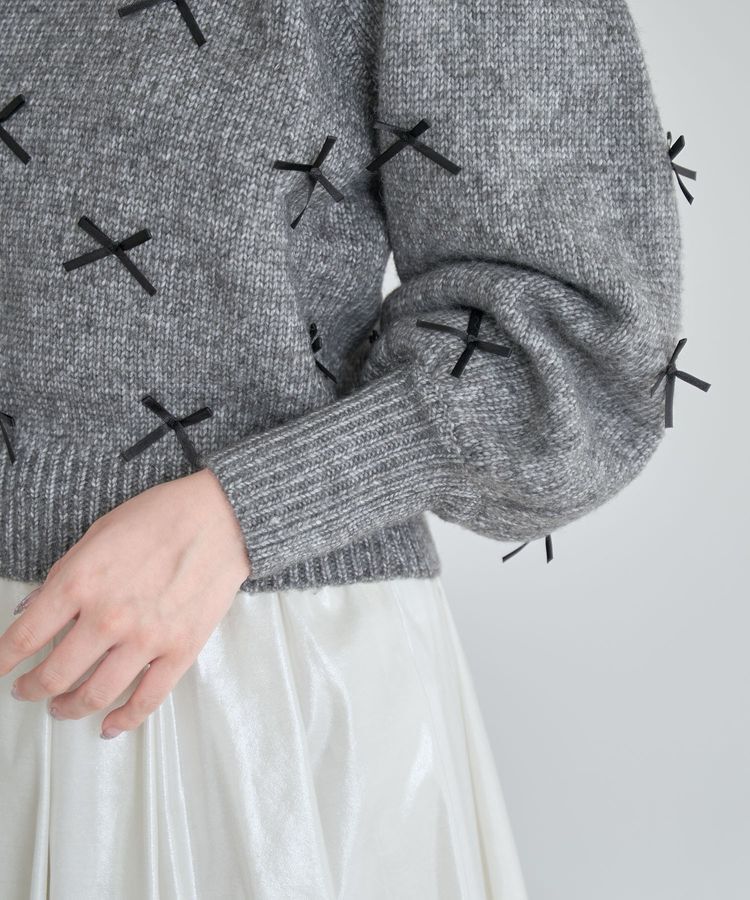 Green Parks「・ANDSEARCH メニーリボンニットプルオーバー」|ニット・セーター|