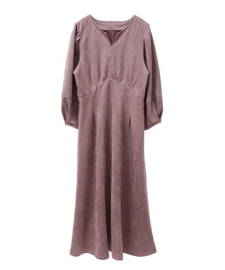 Green Parks「・ELENCARE DUE スエードポンチタックワンピ」|ワンピース|