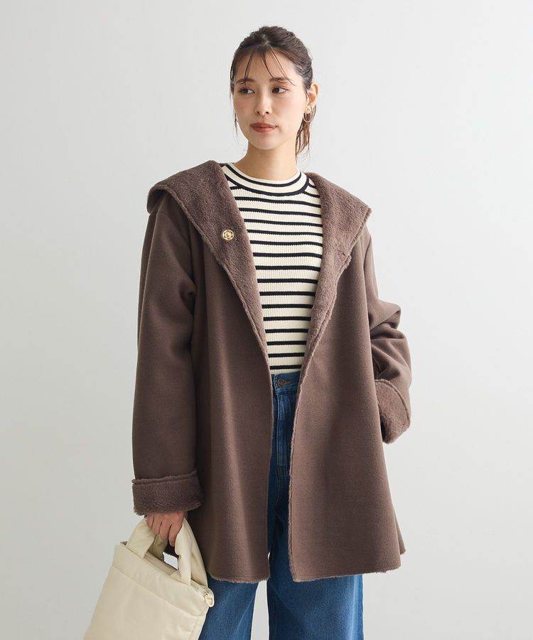 Green Parks「フーディガウンコート」|その他|Mocha