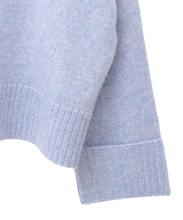 Green Parks「ラメVネックコンパクトニットプルオーバー」|ニット・セーター|