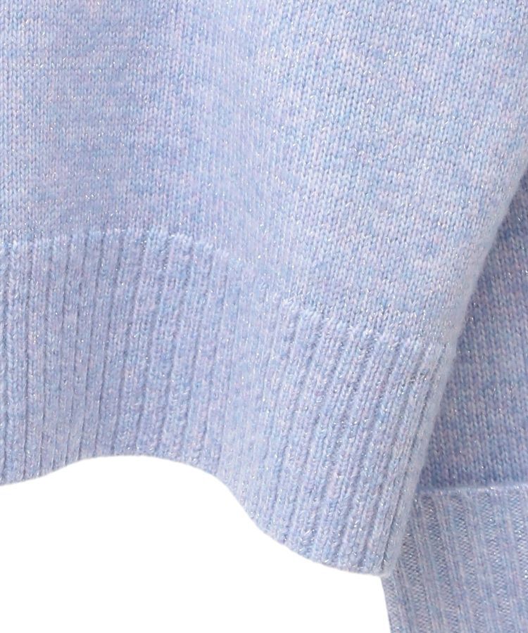 Green Parks「ラメVネックコンパクトニットプルオーバー」|ニット・セーター|