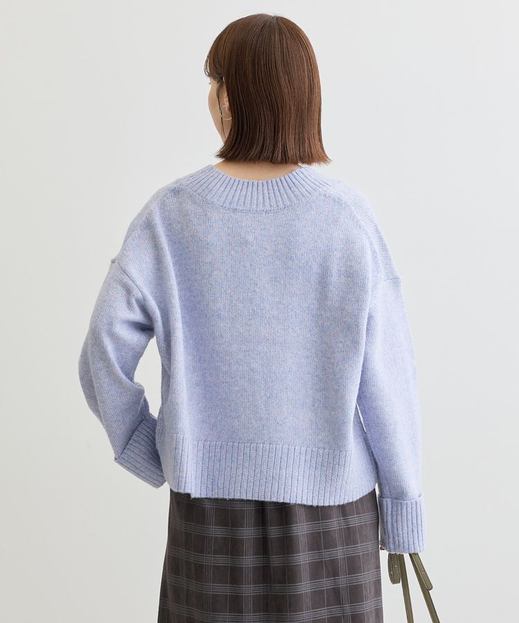 Green Parks「ラメVネックコンパクトニットプルオーバー」|ニット・セーター|