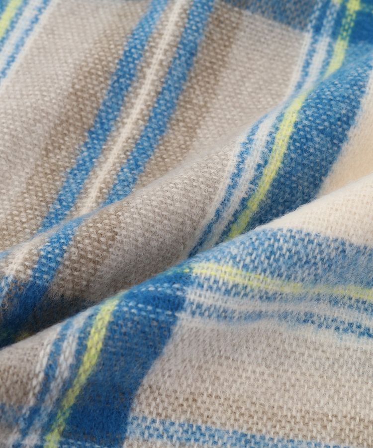 Green Parks「カシミヤライクチェックストール」|ストール|