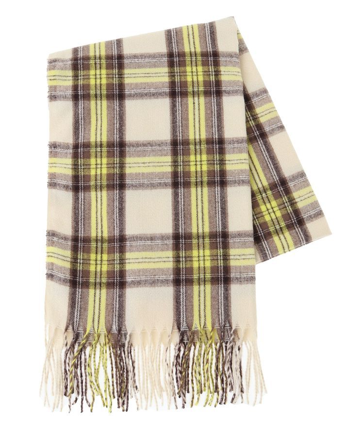 Green Parks「カシミヤライクチェックストール」|ストール|