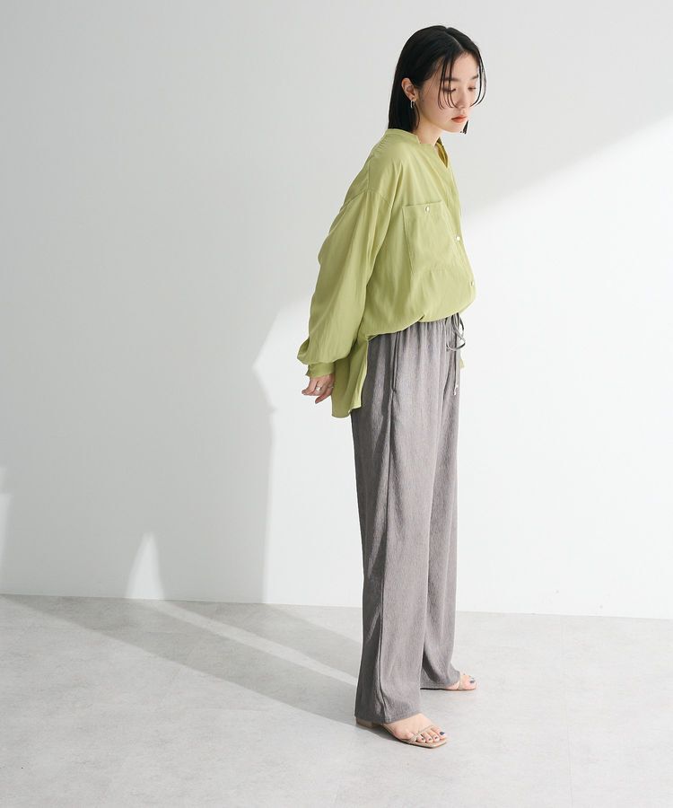 Green Parks「サラフレブラウス(無地)」|シャツ・ブラウス|