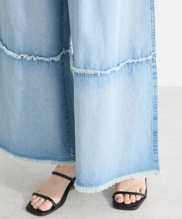 Green Parks「・SUGAR SPOON ティアードデニムパンツ」|デニム|