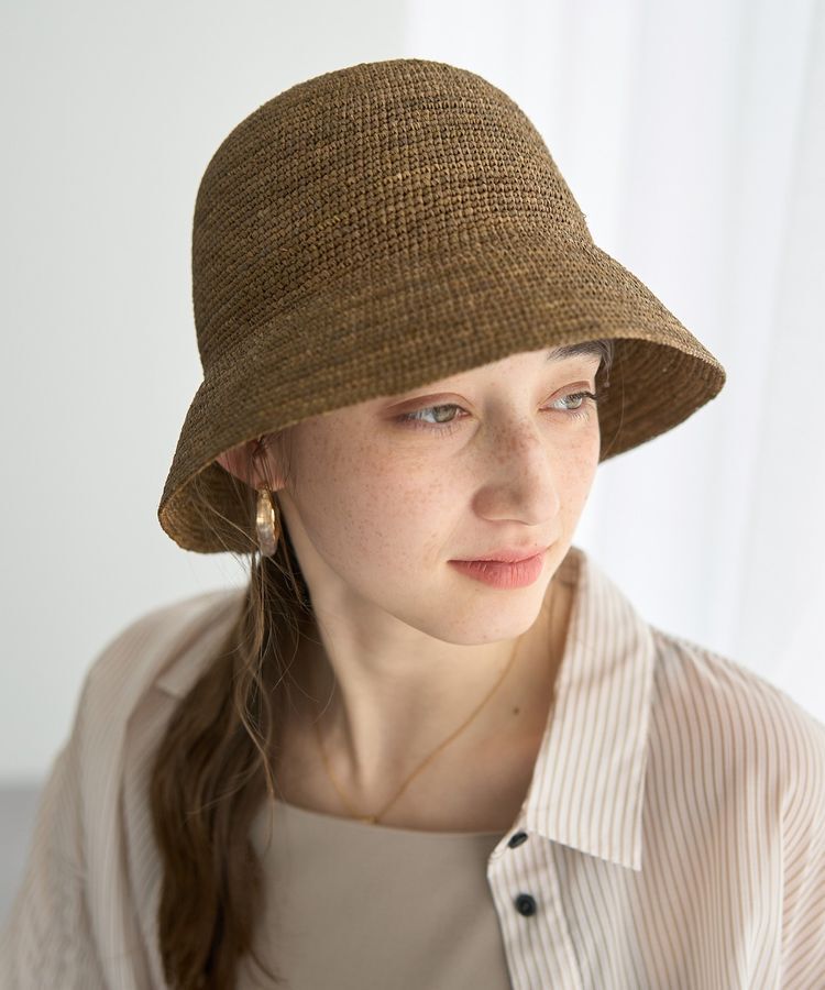 YECCA VECCA「【CONTROL FREAK】ラフィアバケットハット」|その他|