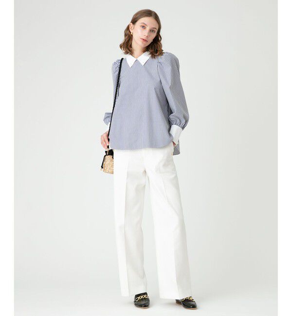 LOULOU WILLOUGHBY「【LOULOU WILLOUGHBY】ブライトリネンワイドパンツ」|その他|