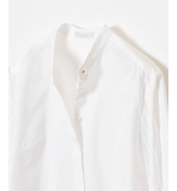 allureville「綿ブロード袖ピンタックブラウス」|シャツ・ブラウス|