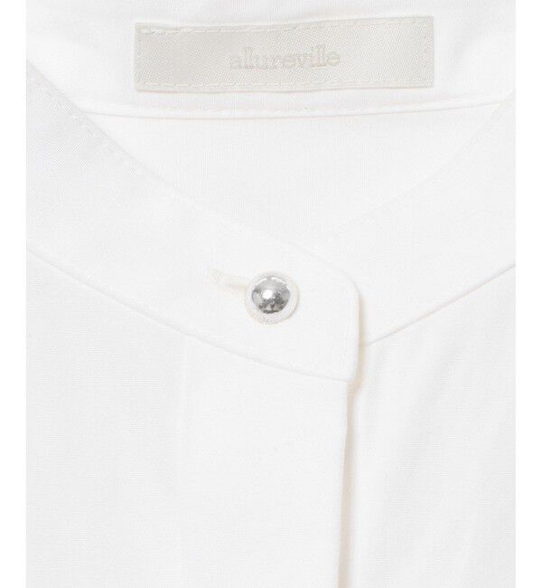 allureville「綿ブロード袖ピンタックブラウス」|シャツ・ブラウス|