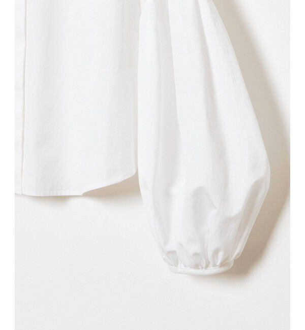 allureville「綿ブロード袖ピンタックブラウス」|シャツ・ブラウス|