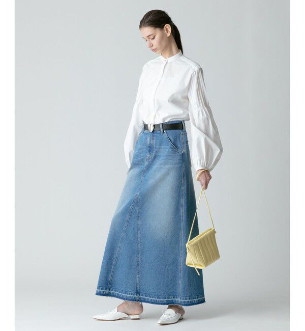 allureville「綿ブロード袖ピンタックブラウス」|シャツ・ブラウス|