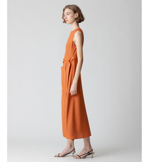 allureville「リネンライクオックスラップワンピース」|ワンピース|