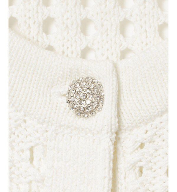 LOULOU WILLOUGHBY「【LOULOU WILLOUGHBY】フリンジクロッシェジレ」|ベスト・ジレ|