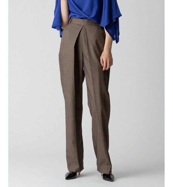 allureville「メランジミニヘリンボンテーパード」|チノ|