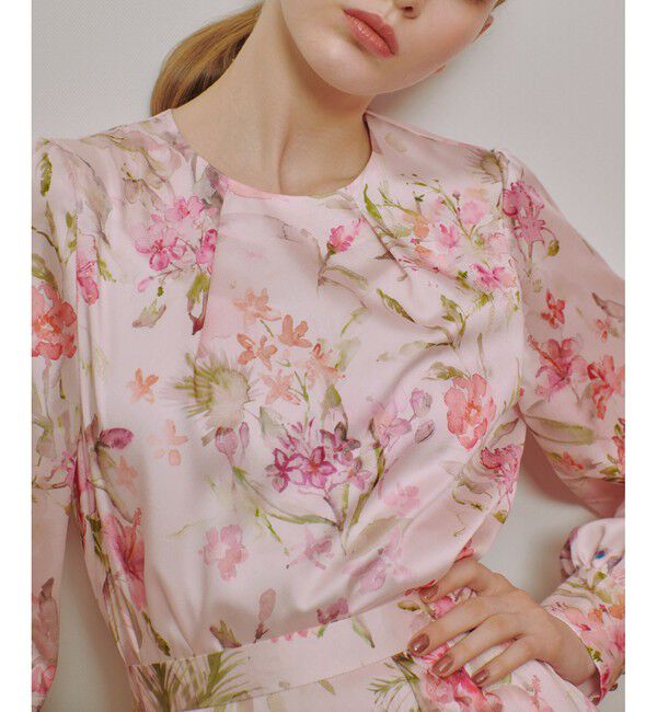 LOULOU WILLOUGHBY「【LOULOU WILLOUGHBY】RATTI ソフトフラワープリントブラウス」|シャツ・ブラウス|